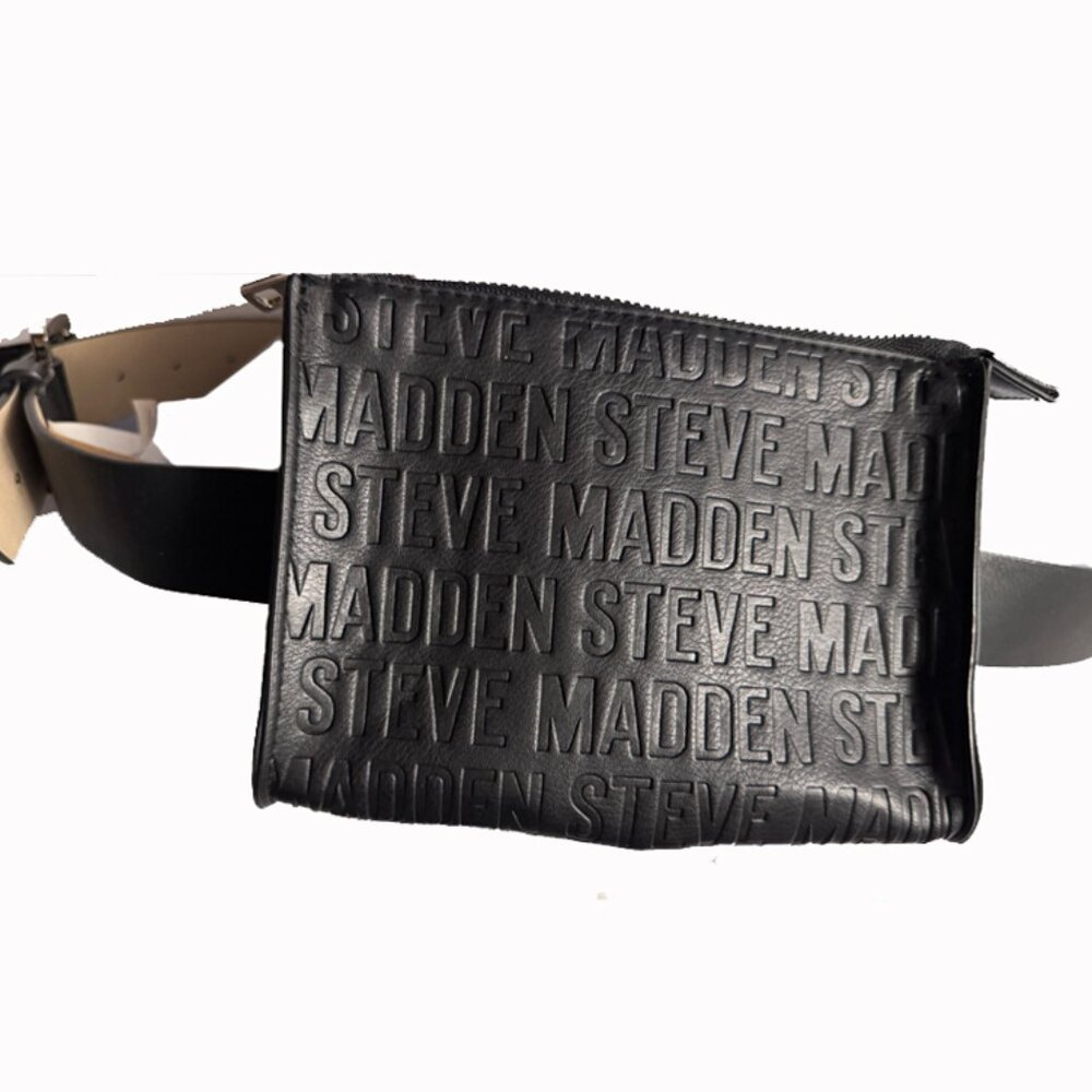 Black Steve Madden Waist Bag XL Belt